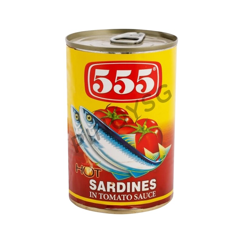 555 Sardines Hot & Spicy 155g