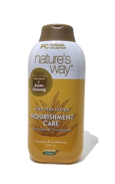 Nature’s Way Aloe Vera Shampoo & Conditioner Nourishment 200ml